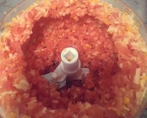 自制狗粮蔬菜肉丸的做法 步骤4