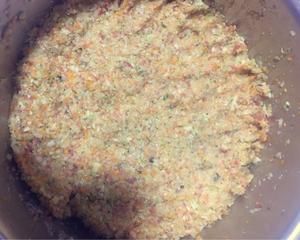 自制狗粮蔬菜肉丸的做法 步骤7