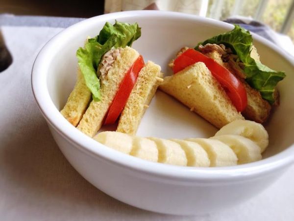 ★宠物食谱★狗狗最爱的金枪鱼三明治的做法
