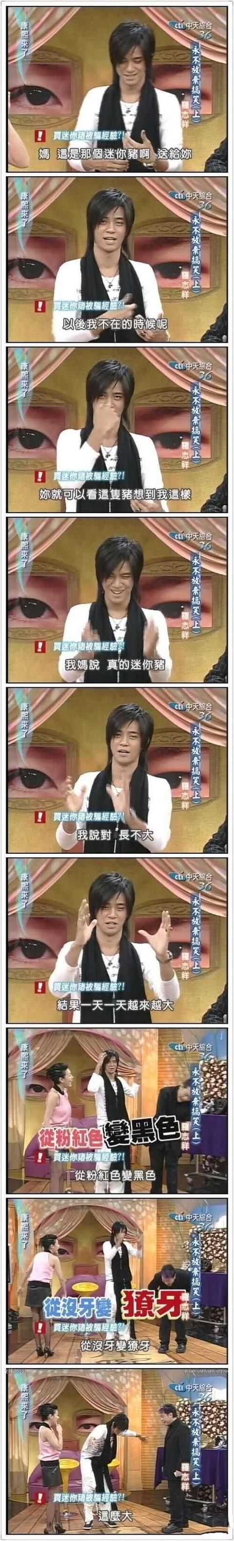 罗志祥买宠物被骗，“宠物猪”变野猪！长到300斤，出动吊车运走