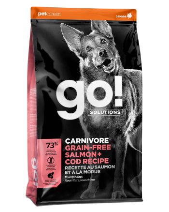 Go! Solutions Carnivore无谷物三文鱼 + 鳕鱼配方