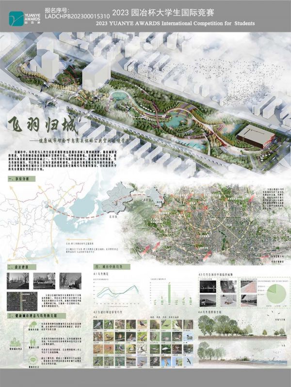 飞羽归城—健康城市理念下鸟类关怀的公共空间生境营造