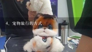 宠物旅行的方式