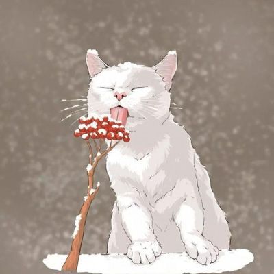 可爱猫咪头像卡通搞怪高清图片，呆萌猫咪微信头像大全