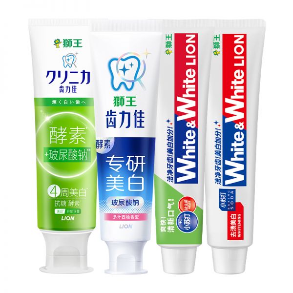 狮王齿力佳*2+小苏打*2牙膏120g