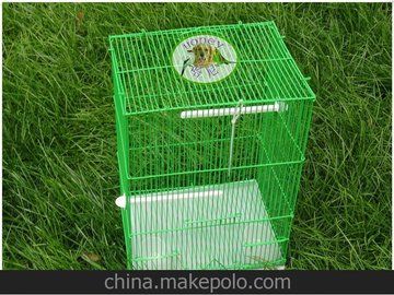 包邮 平顶 加密 金属鸟笼 鹦鹉 八哥 画眉 百灵 通用笼