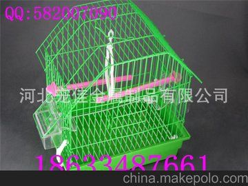 宠佳金属批发生产2013年新款精致能折叠小鸟笼，珍珠鸟笼