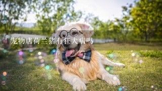 宠物店荷兰猪有狂犬病吗