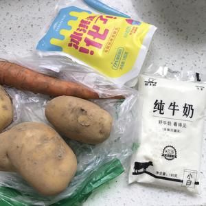 宠物食谱·奶香土豆蛋糕的做法 步骤1