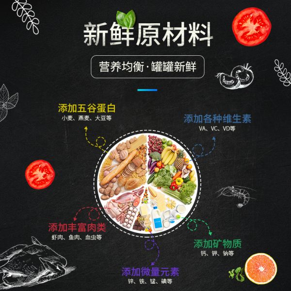 正品血鹦鹉鱼粮专用财鱼食饲料热带观赏七日增红增色鱼饲料高清大图