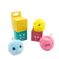 petgravity 精灵叫叫球 猫玩具 粉色+淡蓝+黄色 5.5cm 3个
