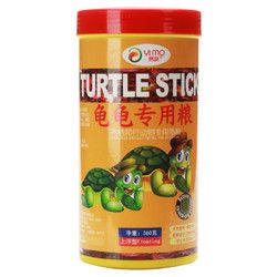 易萌 乌龟粮龟饲料宠物活体巴西龟草龟鲜虾味龟龟粮食 龟粮360g