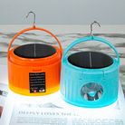 跨境LED太阳能充电帐篷灯超亮夜市球泡灯移动应急灯露营灯照明灯