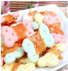 鸡肉绕饼干800g 狗狗零食磨牙洁齿骨头饼干 训狗零食 宠物食品