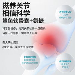 NOURSE 卫仕 狗狗营养品狗钙片关节舒400片*2罐鲨鱼软骨素补钙宠物狗卫士
