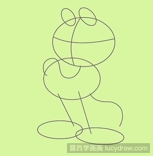 如何画加菲猫
