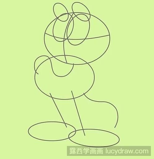 如何画加菲猫