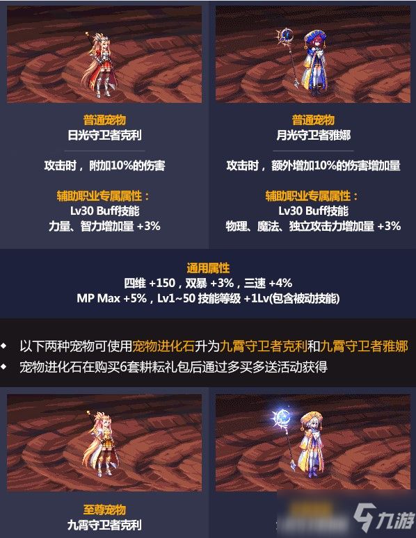 DNF九霄骑士宠物进化石作用介绍