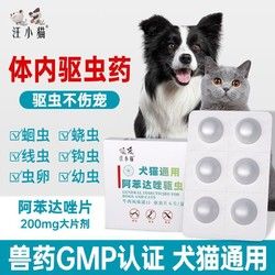 汪小猫 宠物驱虫药小狗猫咪狗打虫专用狗狗体内驱虫阿苯达唑兽用
