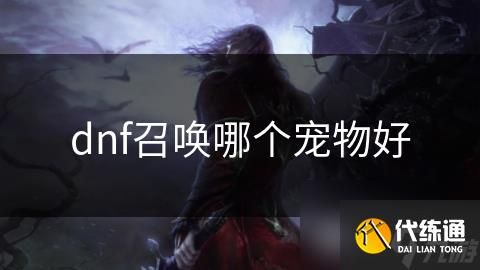 dnf召唤哪个宠物好