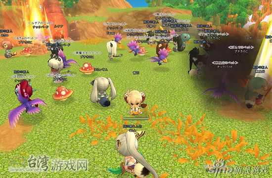 02热情的日本玩家们，兴奋地在新手场景解任务、练功_台湾游戏网