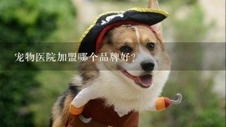 宠物医院加盟哪个品牌好？