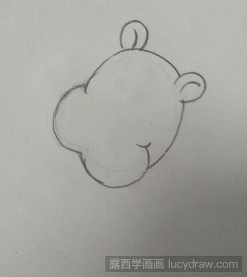 简笔画教程：教你画一只小河马