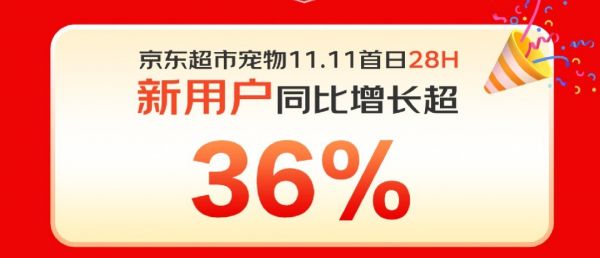 双 11 宠物战报丨京东超市烘焙宠粮增长 510%,天猫宠物榜单持续更新