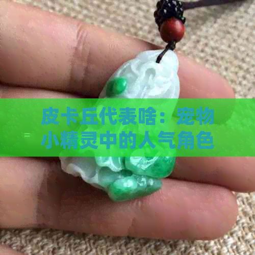 皮卡丘代表啥：宠物小精灵中的人气角色，象征友谊与忠诚。