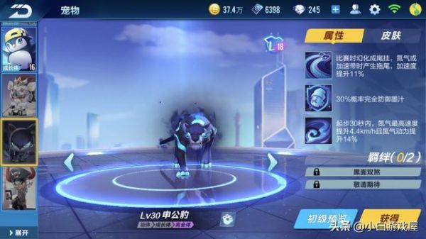QQ飞车手游:竞速宠物排名