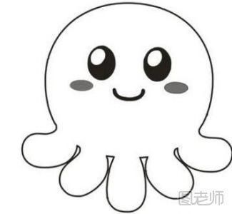 卡通动物头像简笔画熊