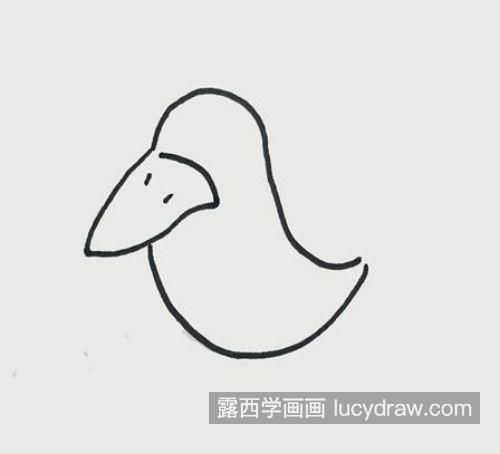 又简单又可爱乌鸦的简笔画怎么画 卡通可爱乌鸦简笔画教学