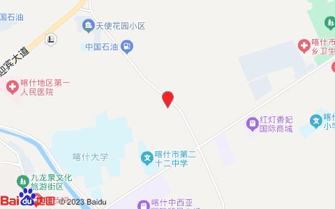 喀什市爱犬宠物店位置示意图