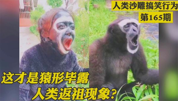 搞笑视频：妹子神模仿，简直猿形必露啊？看完直呼城会玩！