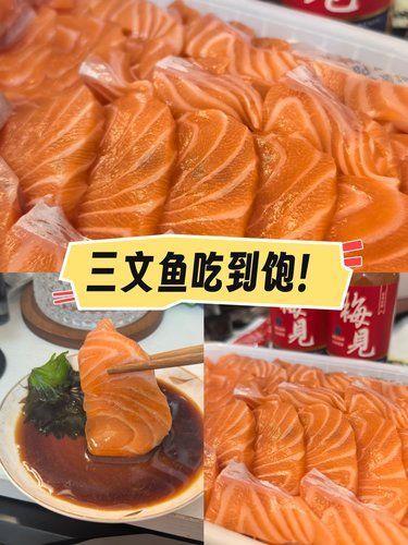 腩肉双拼！三文鱼拼盘来袭～