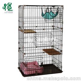 三层猫笼批发_江苏宠物笼子生产厂家_南通远扬