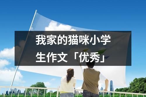 我家的猫咪小学生作文「优秀」
