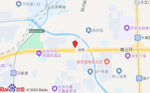 京西宠物医院美联众合动物医院联盟机构位置示意图