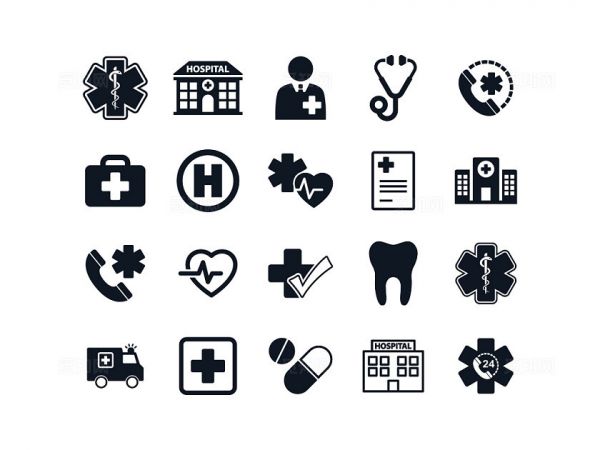 UI设计icon图标医疗图标素材