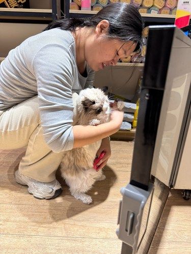 看我们洗香香啦
