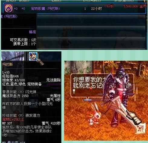 dnf细数拍卖行高性价比宠物，没有宠物是要被鄙视的哟
