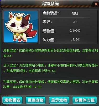 qq飞车哪个宠物好