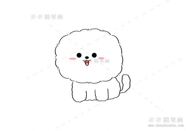 简笔画小朋友超喜欢的小狗简笔画步骤宝宝小狗简笔画图画教程