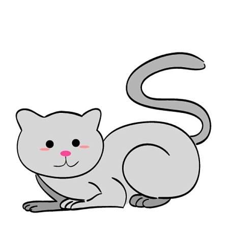 宠物盘简笔画