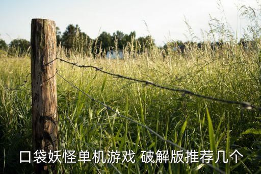 口袋妖怪单机游戏 破解版推荐几个