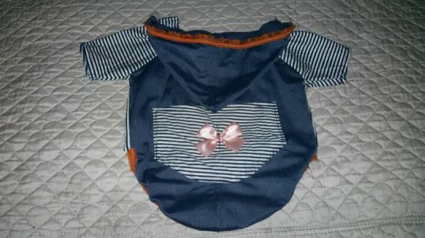 亲自给狗狗做衣服教程 第4步