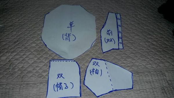 亲自给狗狗做衣服教程 第2步