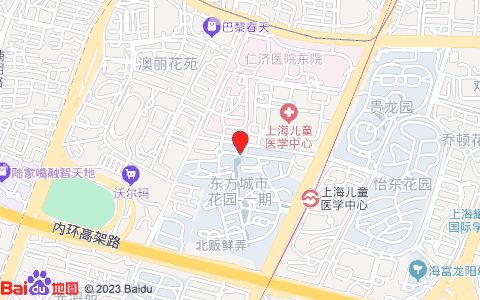 顽皮家族宠物医院(浦东分院)位置示意图