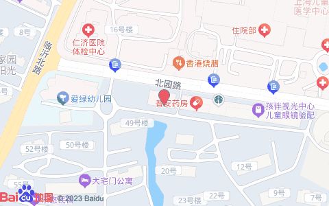 顽皮家族宠物医院(浦东分院)位置示意图