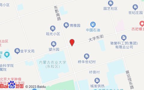 京爱动物医院位置示意图